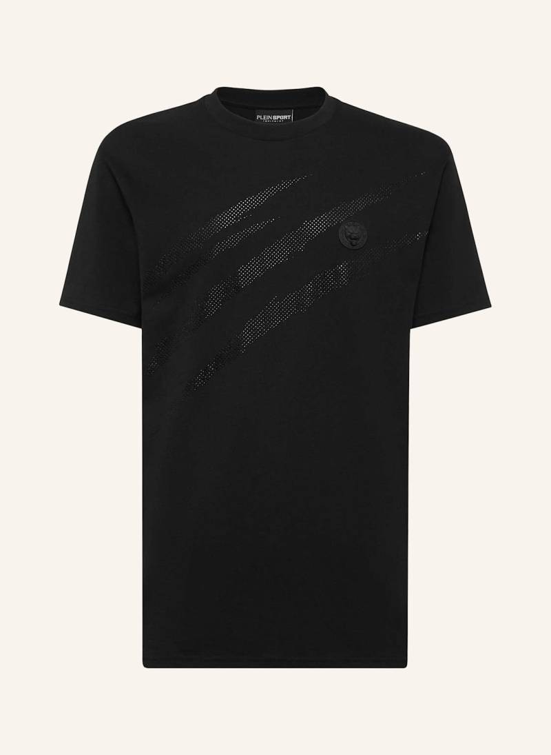 Plein Sport T-Shirt Rundhalsausschnitt Ss Scratch schwarz von PLEIN SPORT