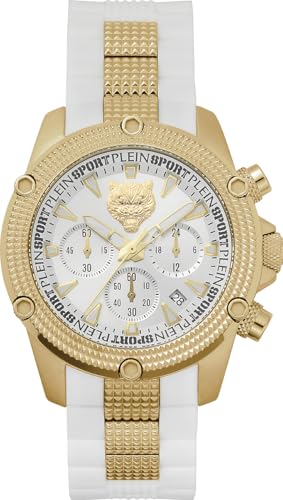 Plein Sport Unisex Uhr Analog Quarz Hurricane Chrono PSDBA0423 Silikon von PLEIN SPORT
