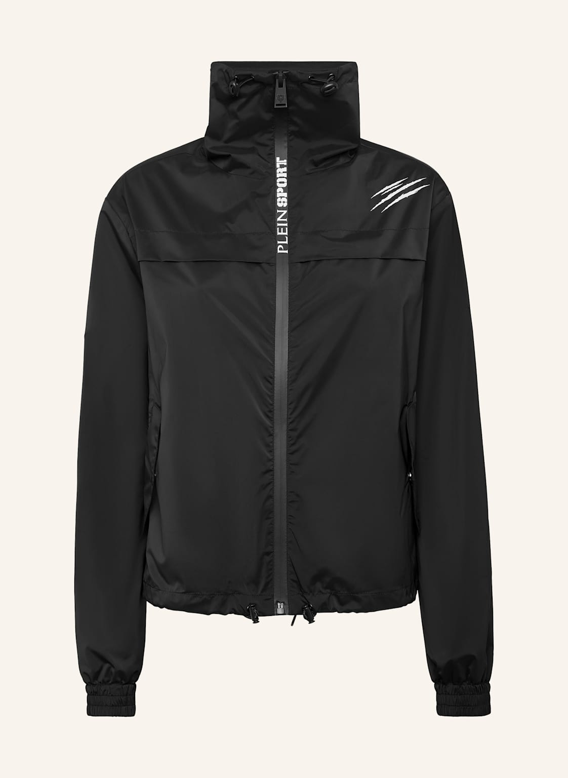 Plein Sport Windbreaker Scratch schwarz von PLEIN SPORT