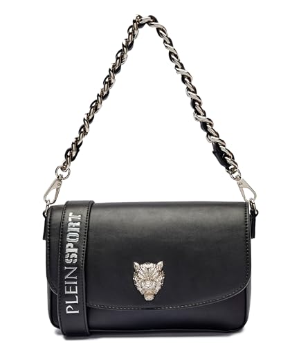 PLEIN SPORTS Women's New Flap Devon FW 24 Handbag, Sand von PLEIN SPORTS