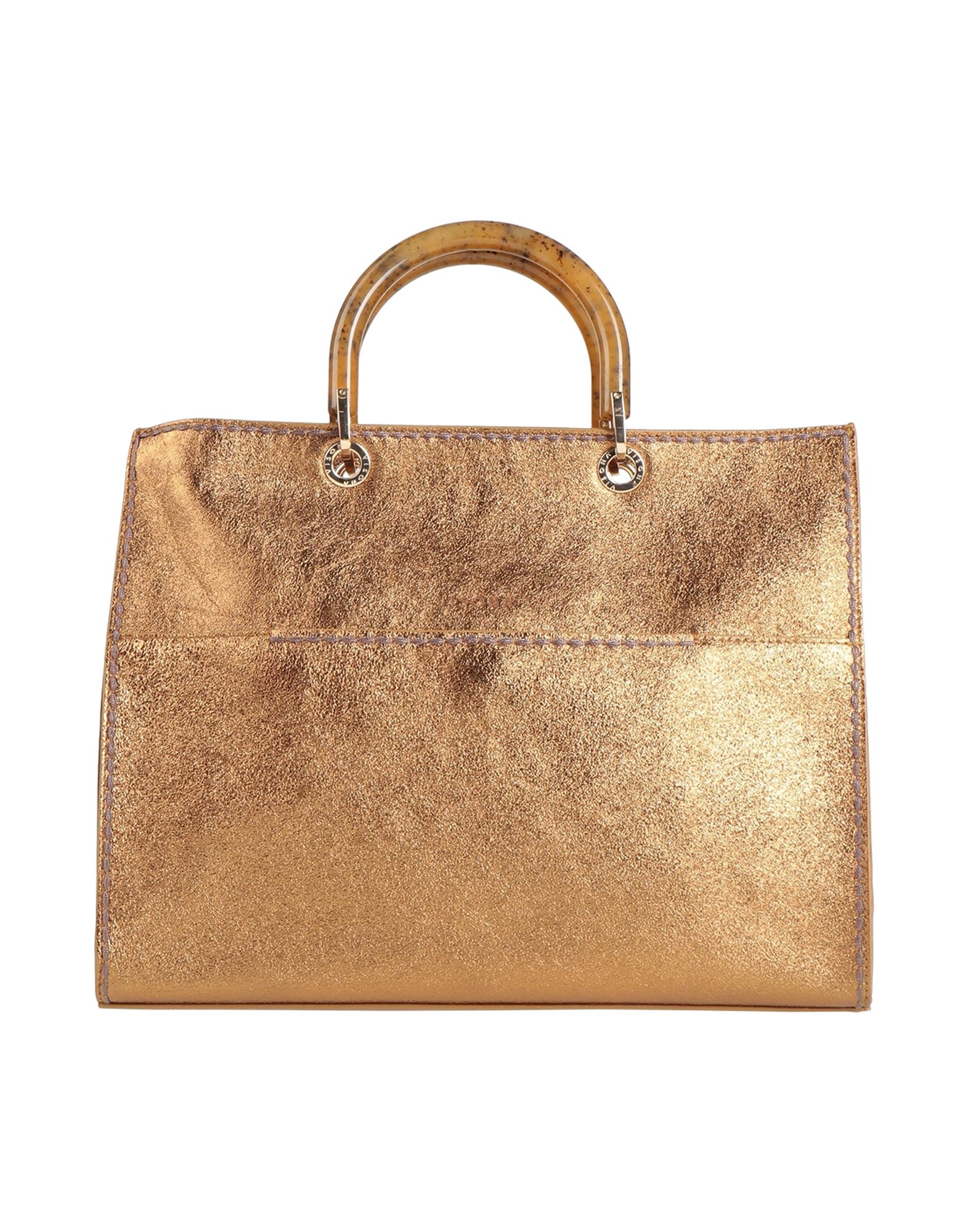 PLINIO VISONA' Handtaschen Damen Gold von PLINIO VISONA'