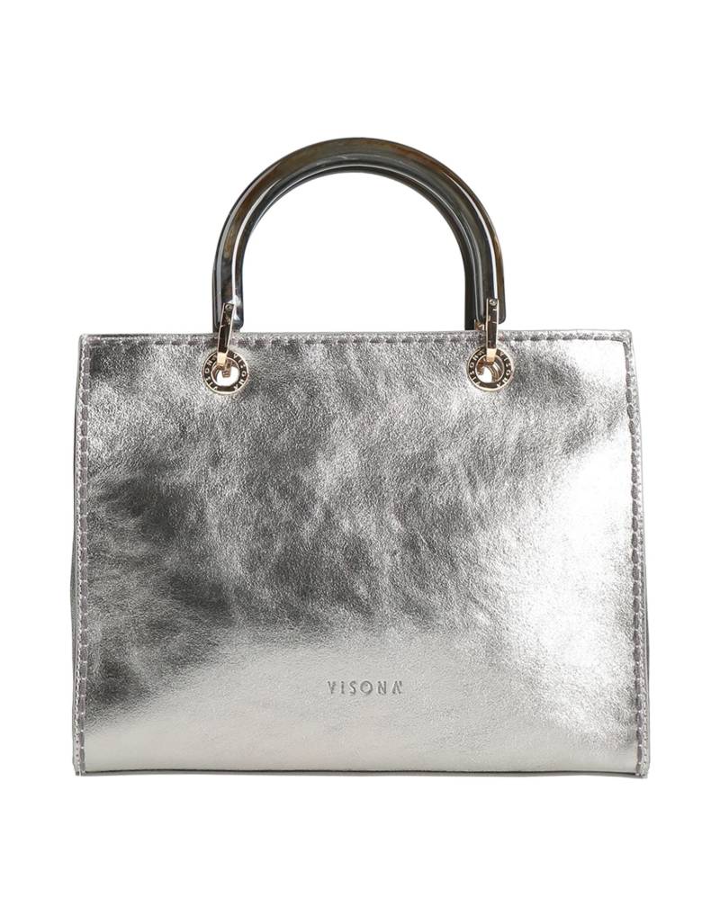 PLINIO VISONA' Handtaschen Damen Silber von PLINIO VISONA'