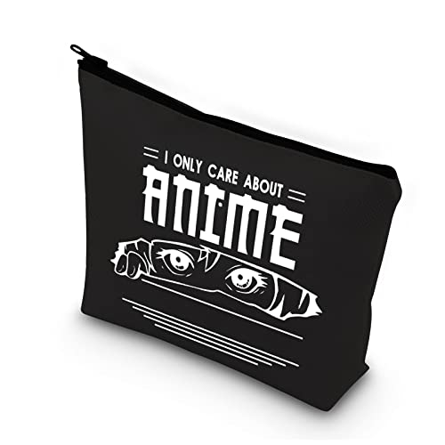 PLITI Anime-Liebhaber-Geschenke für Mädchen, Anime-Make-up-Tasche, Anime-Liebhaber, Geschenk, Japan, Anime-Fans, Geschenk, Care About Anime Bag Blu von PLITI