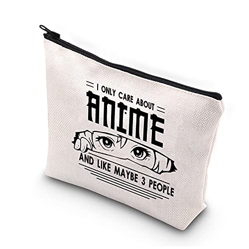 PLITI Anime-Liebhaber, Geschenke für Mädchen, Anime-Make-up-Tasche, Anime-Liebhaber, Geschenk, japanische Anime-Fans, Care About Anime Bagu von PLITI