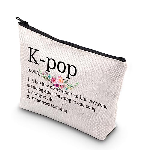 PLITI K-POP Make-up-Tasche K-POP Merchandise Geschenk K-POP Fans Geschenk Koreanische Drama Geschenke K-POP Musikliebhaber Geschenk K-Drama Liebhaber Geschenk, K-Pop Substantiv U, modisch von PLITI