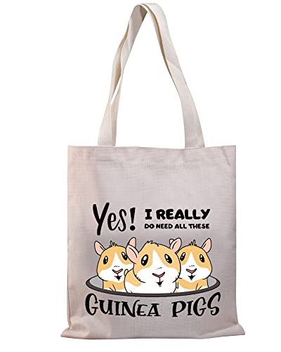 PLITI Meerschweinchen Tragetasche Lustiges Meerschweinchen Mutter Geschenk Meerschweinchen Liebhaber Geschenk Ja i Really Do Need All These Meerschweinchen Tasche, Need Meerschweinchen Tgu, Medium von PLITI