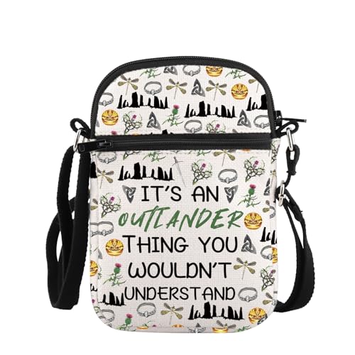 PLITI Outlander Gift Scottish Distle Gift It's An Outlander Thing You Wouldn't Understand Scotland Crossbody Bag, Outlander Thing Zcbagu, 8.26×5.7×0.78inches von PLITI