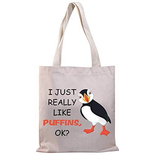 PLITI Papageientaucher, Geschenk, Papageientaucher, Seevogelliebhaber, Geschenk, Ornithologie, Vogelbeobachtung, Geschenk "I Just Really Like Papageientaucher" von PLITI