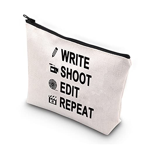 PLITI Schreiben Sie Shoot Bearbeiten Wiederholen Sie Filmmacher Film Regisseur Geschenk Lustige Filmherstellung Geschenk für Film Buff Script Schriftsteller Geschenk, Write Shoot Edit U von PLITI