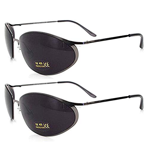 Matrix NEO Sonnenbrille mit Metalldrahtrahmen, Filminspirierte Sonnenbrillen, 2 Stück oder 1 Packung, 2er-Pack, Normal Size Matrix NEO Sonnenbrille mit Metalldrahtrahmen, Filminspirierte Sonnenbrillen, 2 Stück oder 1 Packung, 2er-Pack, Normal Size von PLOPLO
