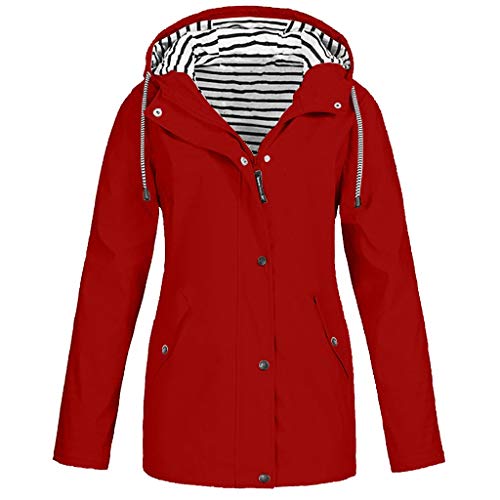 Plot Damen Windbreaker Leicht Einfarbig Slim Fit Übergangsjacke Outwear Coat Winddichte Wasserdicht Trenchcoat Herbst Winter Frauen Parka Jacken Mantel Winterparka Plot Damen Windbreaker Leicht Einfarbig Slim Fit Übergangsjacke Outwear Coat Winddichte Wasserdicht Trenchcoat Herbst Winter Frauen Parka Jacken Mantel Winterparka von PLOT-Damen Mantel