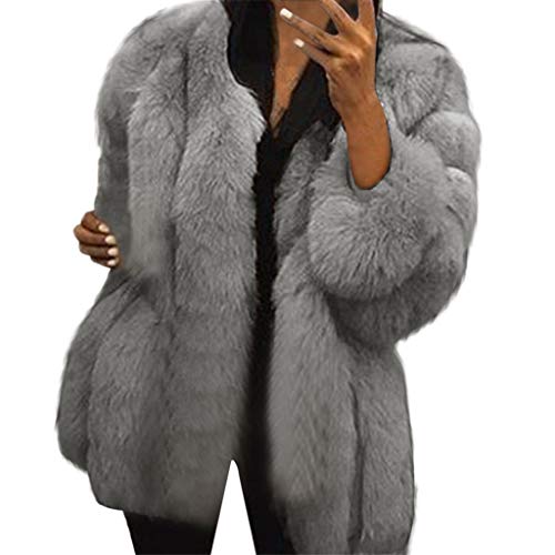 Plot Damen Wintermantel Faux Pelzmantel Outwear Warme Oberbekleidung Damen Mantel Kurz Strickjacke Cardigan Wintermode Strick Fleecejacke Parka Mantel Plot Damen Wintermantel Faux Pelzmantel Outwear Warme Oberbekleidung Damen Mantel Kurz Strickjacke Cardigan Wintermode Strick Fleecejacke Parka Mantel von PLOT-Damen Mantel