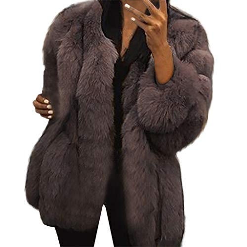 Plot Damen Wintermantel Faux Pelzmantel Outwear Warme Oberbekleidung Damen Mantel Kurz Strickjacke Cardigan Wintermode Strick Fleecejacke Parka Mantel Plot Damen Wintermantel Faux Pelzmantel Outwear Warme Oberbekleidung Damen Mantel Kurz Strickjacke Cardigan Wintermode Strick Fleecejacke Parka Mantel von PLOT-Damen Mantel