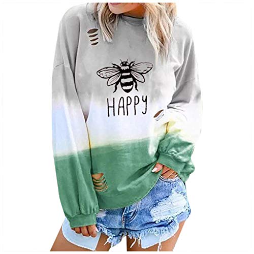 Pullover Damen Sommer Kleid elegant festlich Elegante Kleider Damen Knielang Sportjacke Damen Pullover Damen locker Vintage Kleidung Damen Cartoon Damen Kleid Damen lang Oversize Oberteile Damen von PLOT-Damen T Shirt