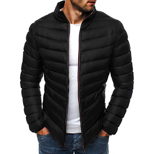 Plot Herren Steppjacke Leicht Einfarbig Warm Winterjacke Stehkragen Stepp Jacke Basic Langarm Winter Casual Freizeit Übergangsjacke Outwear Plot Herren Steppjacke Leicht Einfarbig Warm Winterjacke Stehkragen Stepp Jacke Basic Langarm Winter Casual Freizeit Übergangsjacke Outwear von PLOT-Herren Mantel