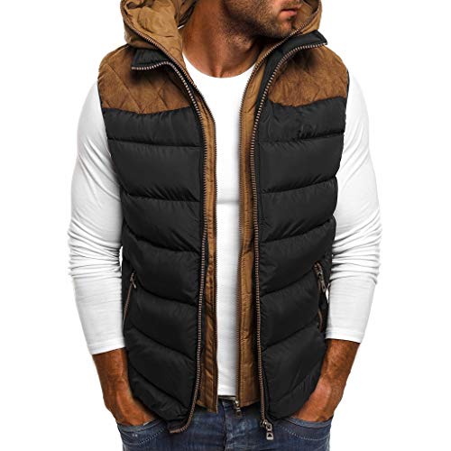 Plot Herren Steppweste Weste Outdoor Winterweste Mit Kapuze Einfarbig Männer Winter Warm Steppjacke Ärmellos Jacke Funktionsweste Freizeit Plot Herren Steppweste Weste Outdoor Winterweste Mit Kapuze Einfarbig Männer Winter Warm Steppjacke Ärmellos Jacke Funktionsweste Freizeit von PLOT-Herren Mantel