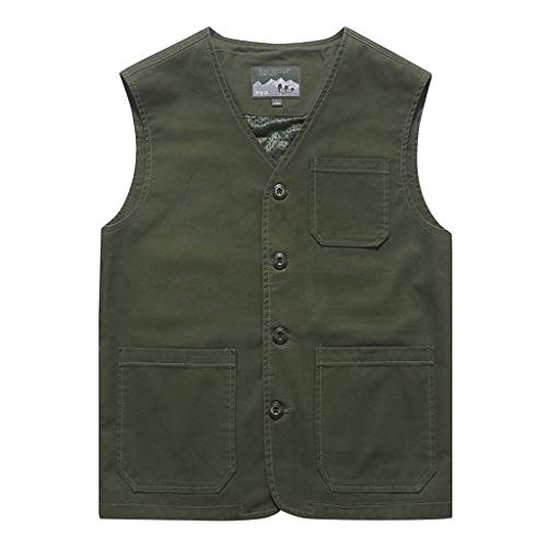 Plot Herren Weste Outdoor Warm Übergangsjacke Ärmellos Multi-Taschened Fishing Weste Freizeit Jacke Outdoor Militär Taktisch Jagd- und Angler Camping Wandern Weste Plot Herren Weste Outdoor Warm Übergangsjacke Ärmellos Multi-Taschened Fishing Weste Freizeit Jacke Outdoor Militär Taktisch Jagd- und Angler Camping Wandern Weste von PLOT-Herren Mantel
