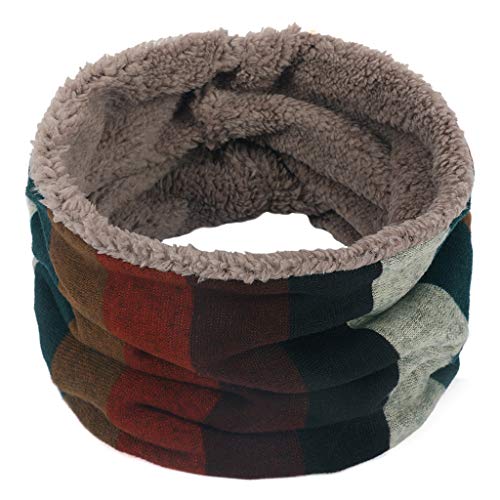 PLOT Damen Schals Fleece Innenfutter Schlauchschal Nationaler Stil Halstuch Loop Schal Multifunktionstuch Strickschal Feinstrick Winter Outdoor Motorrad Fahrrad für Damen PLOT Damen Schals Fleece Innenfutter Schlauchschal Nationaler Stil Halstuch Loop Schal Multifunktionstuch Strickschal Feinstrick Winter Outdoor Motorrad Fahrrad für Damen von PLOT