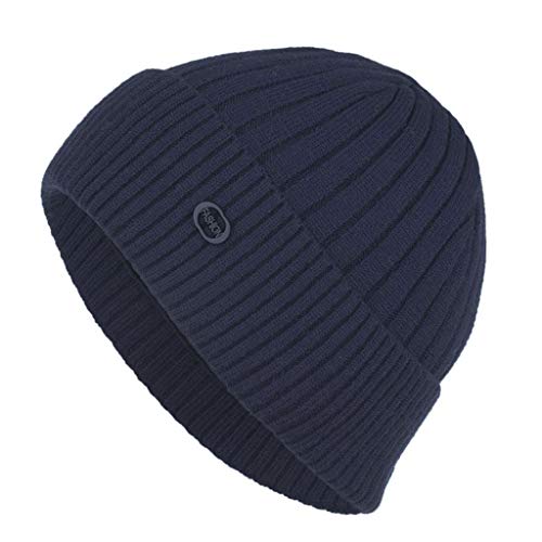 PLOT Hüte für Damen Cap Mützen Winter Warme Einfarbig Elegante Wintermütze Klassische Gestrickt Beanie Skimütze Strickmützen von PLOT