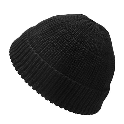 PLOT Strickmützen für Damen Cap Sturmhauben Winter Warme Wollmütze Einfarbig Gestrickt Mützen Hüte Beanie Strickmützen Skimütze Wintermütze von PLOT