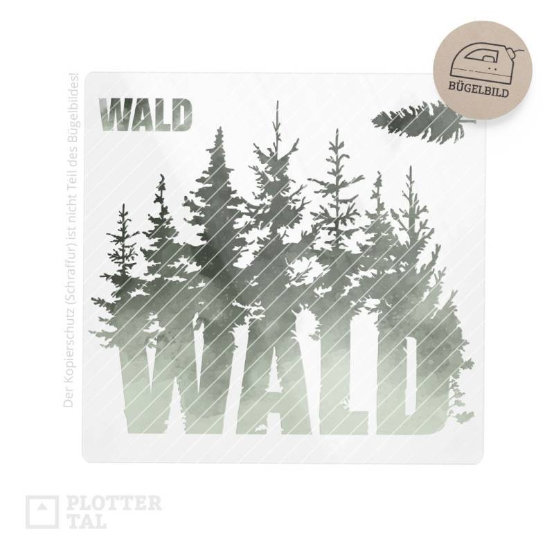 Xxl Bügelbild Wald | Bügeltransfer Für Camping Und Outdoor Freunde | 27 X 23, 5 cm Xxl Bügelbild Wald | Bügeltransfer Für Camping Und Outdoor Freunde | 27 X 23, 5 cm von PLOTTERTAL
