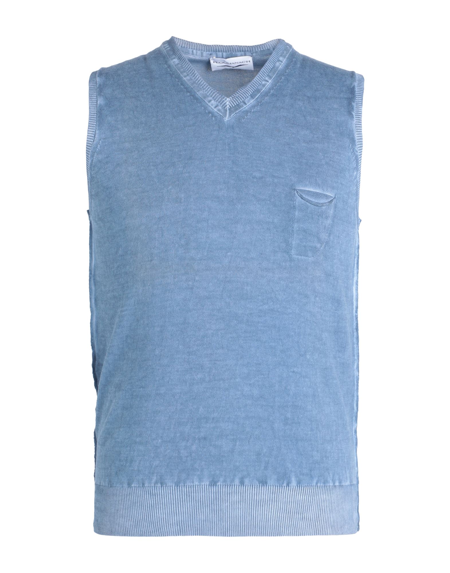 PLOUMANAC'H Pullover Herren Taubenblau von PLOUMANAC'H