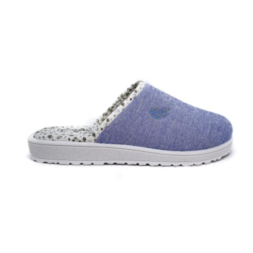 PLUMAFLEX R80050 Damen-Hausschuhe, blau, leicht, mit extra weicher Innensohle, R80050, Jeans, 39 EU PLUMAFLEX R80050 Damen-Hausschuhe, blau, leicht, mit extra weicher Innensohle, R80050, Jeans, 39 EU von PLUMAFLEX