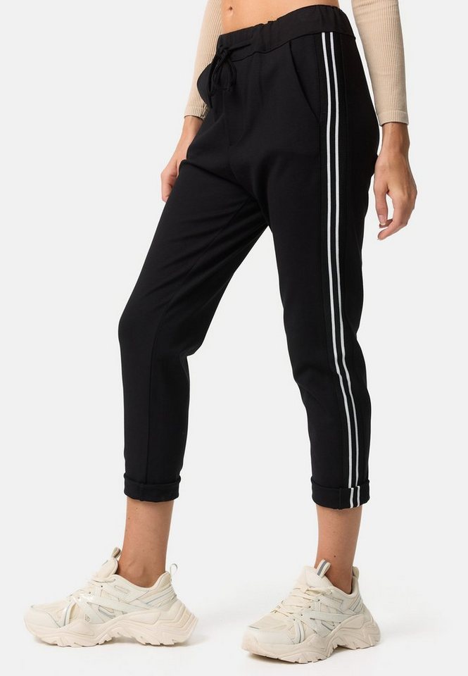 PM SELECTED Relaxhose PM64 (Sportliche Freizeithose mit Taschen) Seitliche Streifen von PM SELECTED