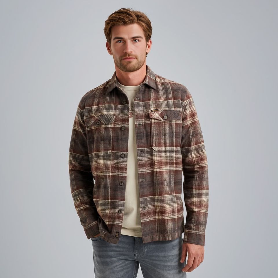 PME LEGEND Flanellhemd - Hemdjacke mit Karomuster - Overshirt von PME LEGEND
