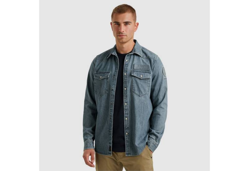 PME LEGEND Jeanshemd mit Logo Stickerei von PME LEGEND