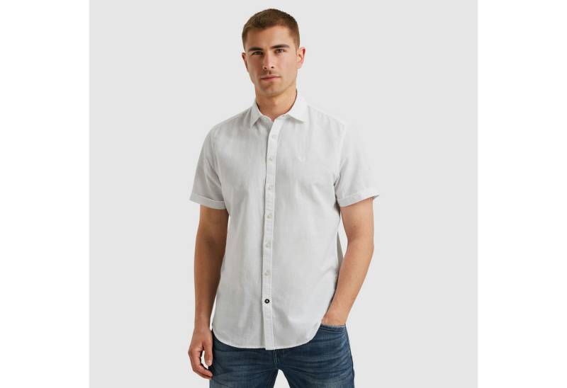 PME LEGEND Kurzarmhemd Short Sleeve Shirt Ctn Linen 2 tone in melierter Optik von PME LEGEND