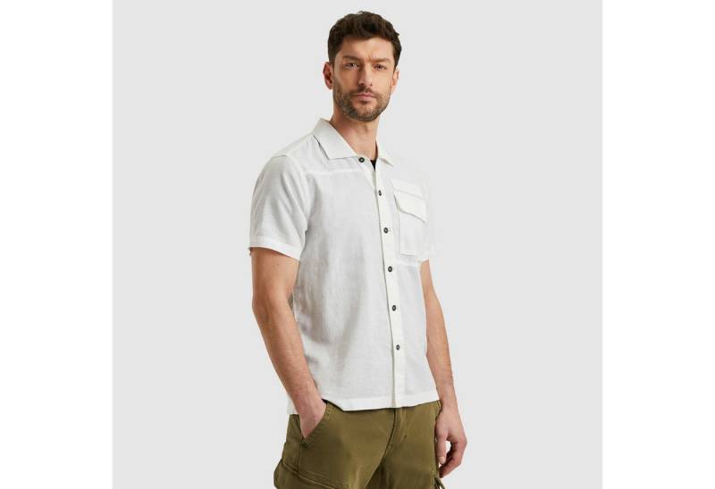PME LEGEND Kurzarmhemd Short Sleeve Shirt Ctn linen mit Leinenstruktur von PME LEGEND