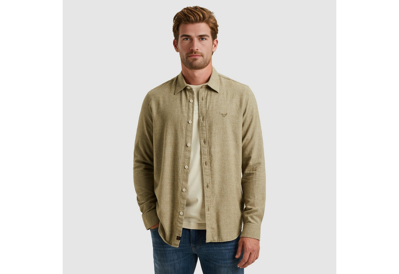 PME LEGEND Langarmhemd mit Knopfleiste von PME LEGEND