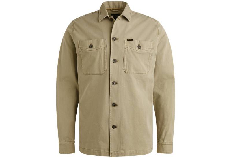 PME LEGEND Langarmshirt - Hemdjacke mit Twillstruktur & Stretch - Overshirt von PME LEGEND