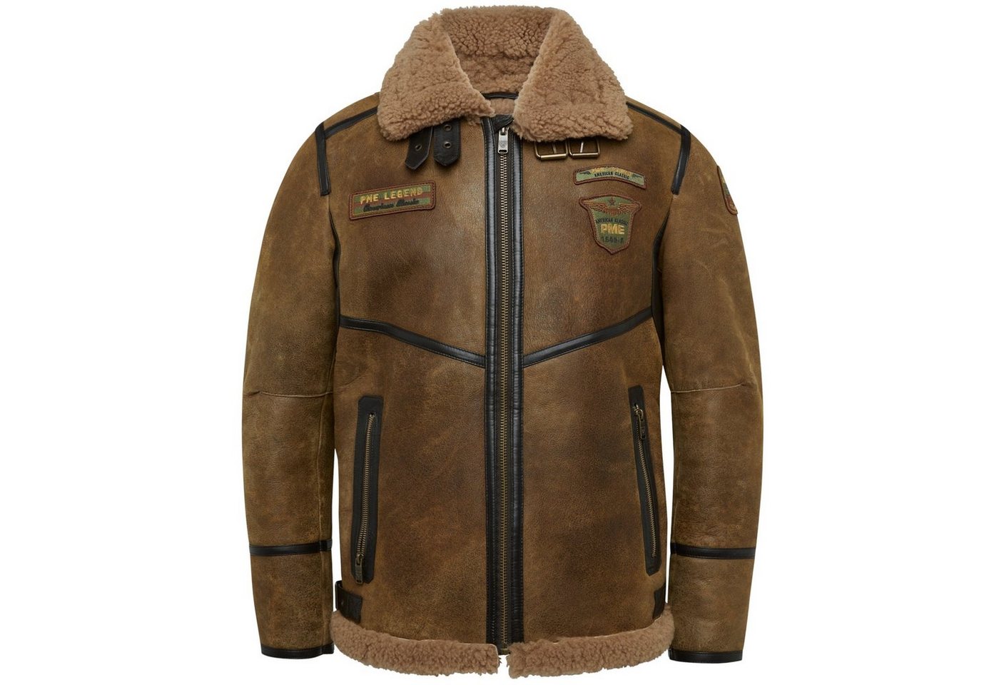 PME LEGEND Lederjacke Short jacket LIMITED TURBOPROP Lammy von PME LEGEND