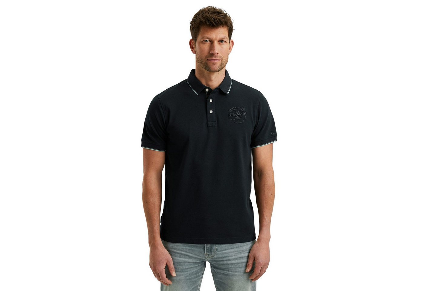 PME LEGEND Poloshirt SHORT SLEEVEe POLO STRETCH PIQUE (1-tlg) mit Stretch von PME LEGEND