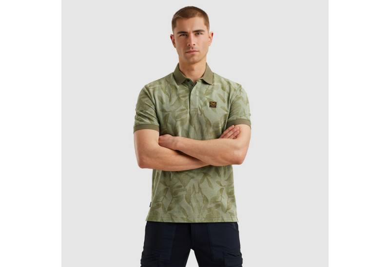 PME LEGEND Poloshirt Short sleeve polo two tone pique printed mit All-Over Print von PME LEGEND