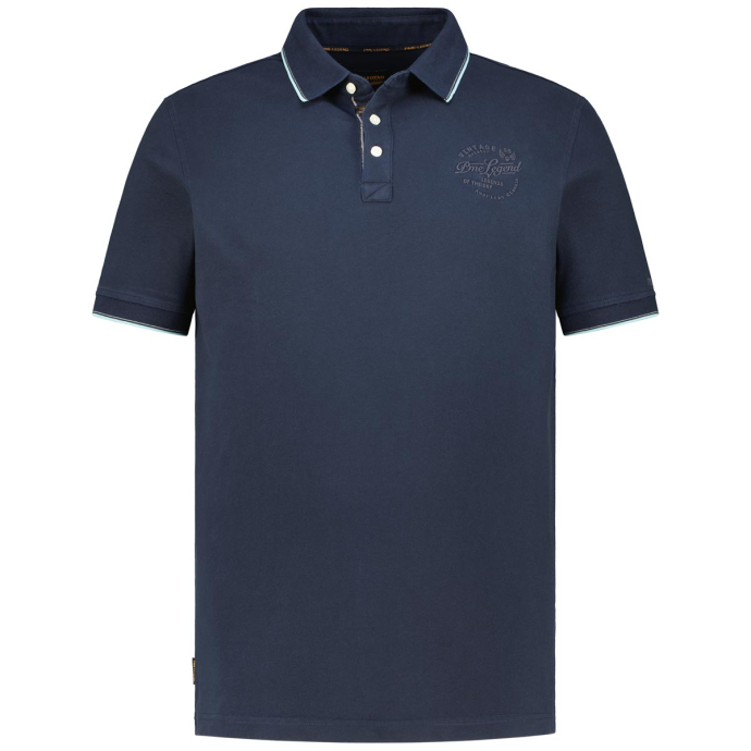 PME LEGEND Poloshirt mit Label-Print von PME LEGEND
