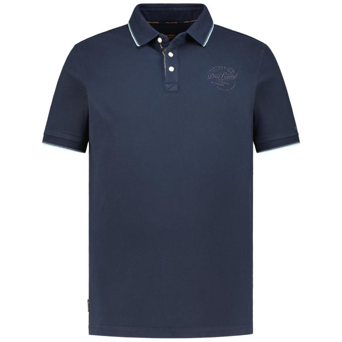 PME LEGEND Poloshirt mit Label-Print von PME LEGEND