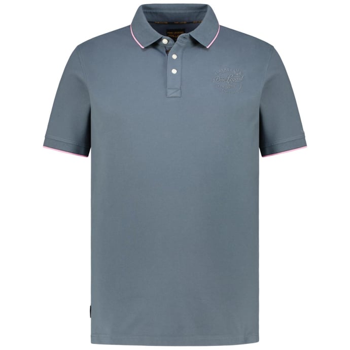 PME LEGEND Poloshirt mit Label-Print von PME LEGEND