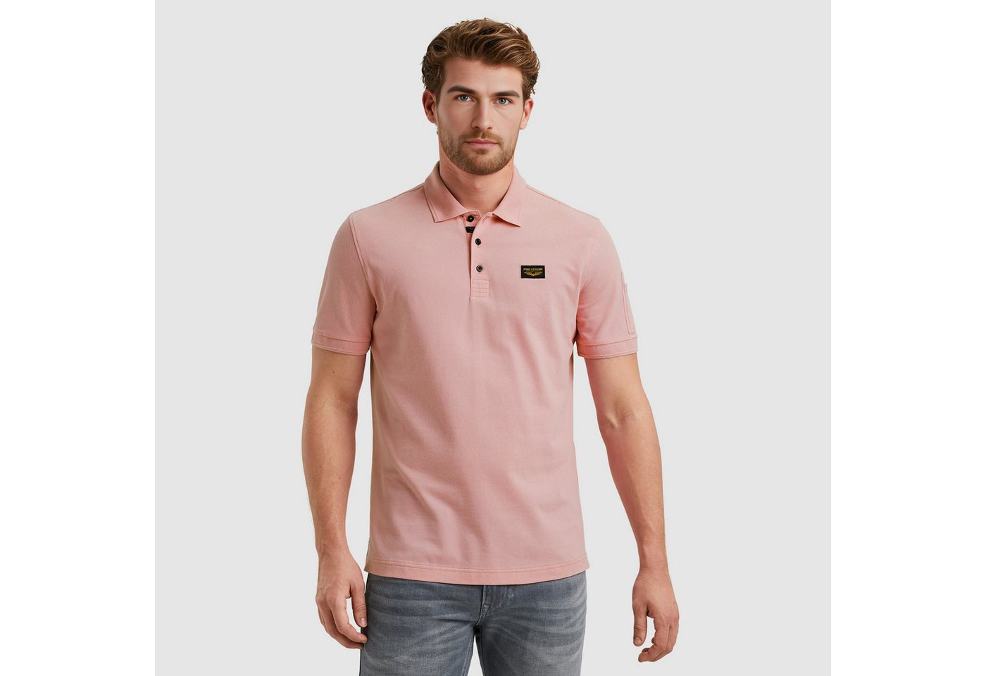 PME LEGEND Poloshirt mit Logostickerei von PME LEGEND