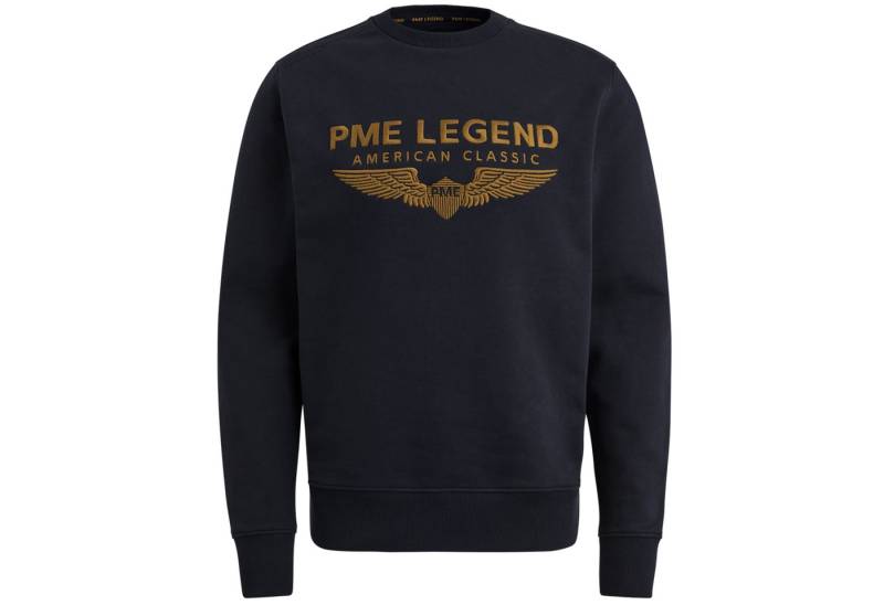 PME LEGEND Strickpullover CREWNECK SOFT TERRY WITH LOGO aus Baumwolle von PME LEGEND