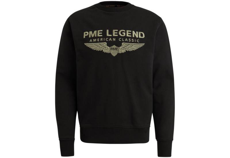 PME LEGEND Strickpullover CREWNECK SOFT TERRY WITH LOGO aus Baumwolle von PME LEGEND