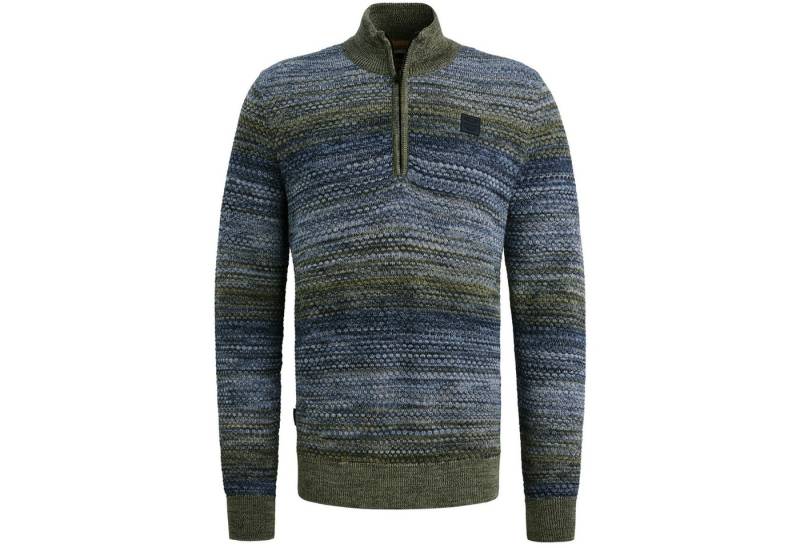 PME LEGEND Strickpullover Half zip collar colormix von PME LEGEND
