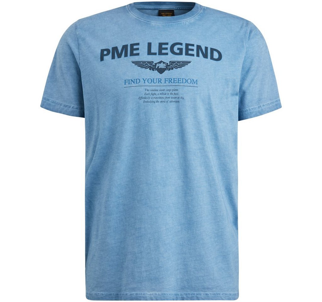 PME LEGEND T-Shirt Short sleeve r-neck single jersey Ashleigh Blue von PME LEGEND