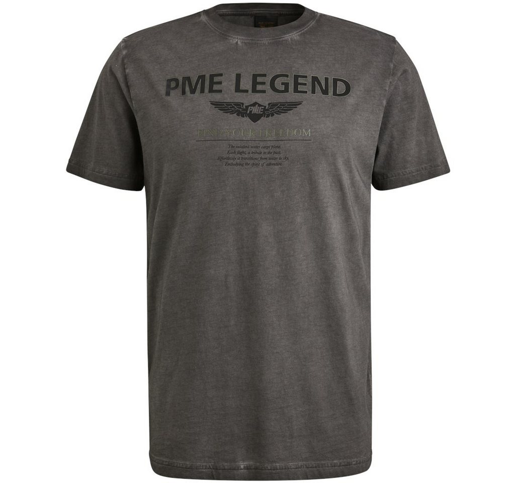PME LEGEND T-Shirt Short sleeve r-neck single jersey BELUGA von PME LEGEND