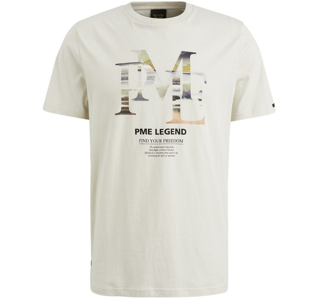 PME LEGEND T-Shirt Short sleeve r-neck single jersey Bone White PME LEGEND T-Shirt Short sleeve r-neck single jersey Bone White von PME LEGEND