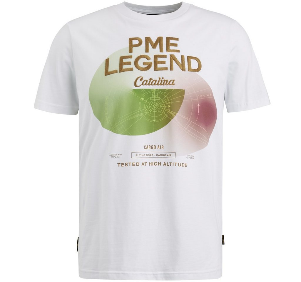 PME LEGEND T-Shirt Short sleeve r-neck single jersey Bright White PME LEGEND T-Shirt Short sleeve r-neck single jersey Bright White von PME LEGEND