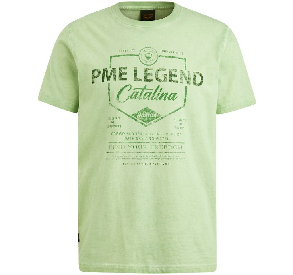 PME LEGEND T-Shirt Short sleeve r-neck single jersey Quiet Green von PME LEGEND