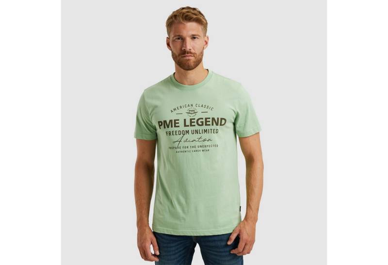 PME LEGEND T-Shirt Short sleeve r-neck single jersey mit Frontprint von PME LEGEND
